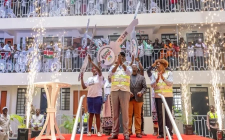 President Ruto Hands Over First 1,080 Mukuru Affordable Houses