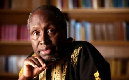 I am because of him, says Ngugi wa Thiong'o's son as he mourns him