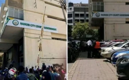 Nairobi County Officer Dies After Falling From 6th Floor of City Hall Annex