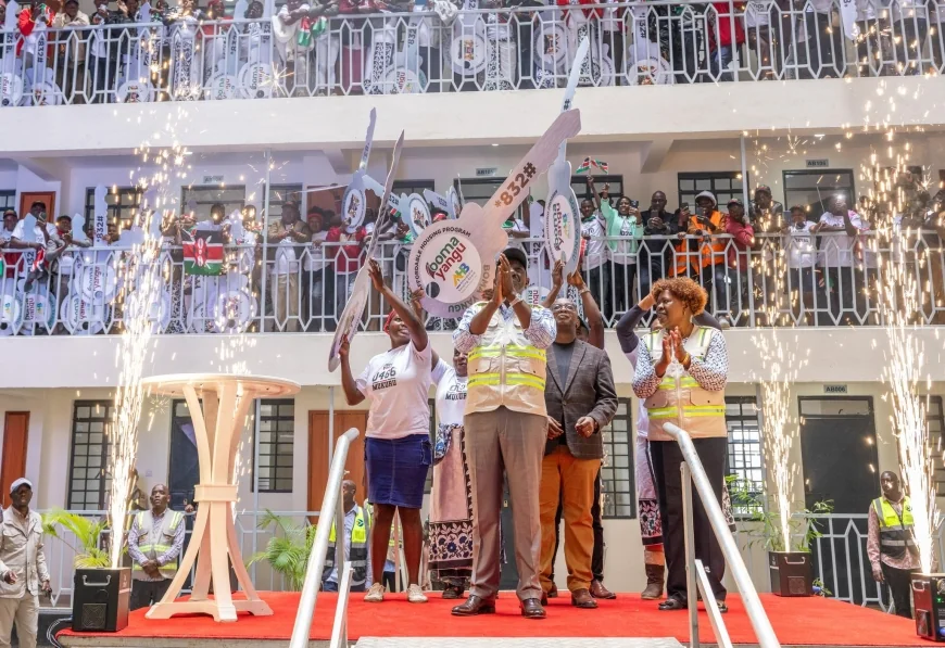 President Ruto Hands Over First 1,080 Mukuru Affordable Houses
