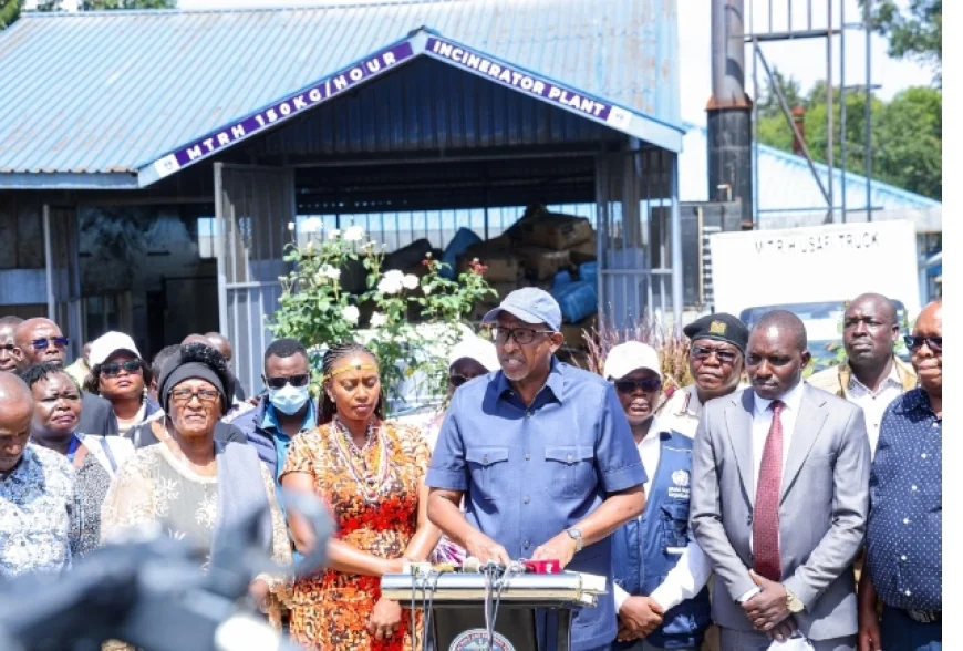 Duale oversees destruction of 5.5 tonnes of harmful tobacco products at MTRH