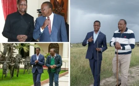 Uhuru mourns ex-Zambian President Edgar Lungu