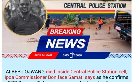 Mystery Death in Police Custody: Albert Ojwang Dies at Central Police Station, OCS Named Person of Interest