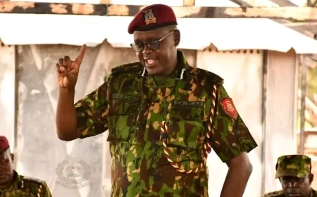 Deputy Inspector General Eliud Lagat steps down