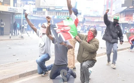 Gachagua condemns protest violence, calls it national shame