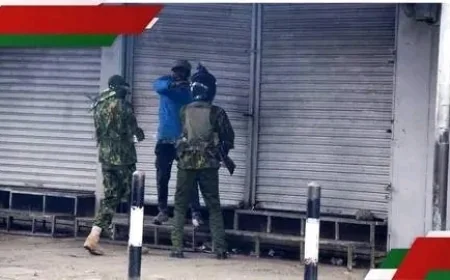 POLICE OFFICER ARRESTED AFTER SHOOTING UNARMED CIVILIAN IN NAIROBI CBD!
