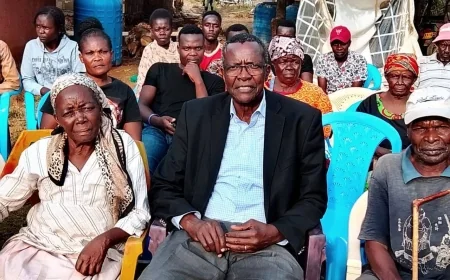 Ex-CJ David Maraga visits Ojwang’s family in Homa Bay, demands accountability