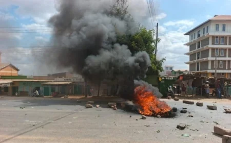 One person shot dead, several injured in Matuu protests