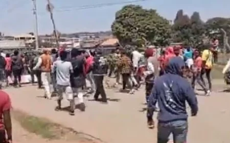 Molo protests: Student shot dead, fire truck torched