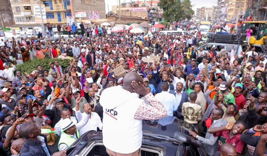 Gachagua steps up campaigns as he tours Kikuyu, Dagoretti