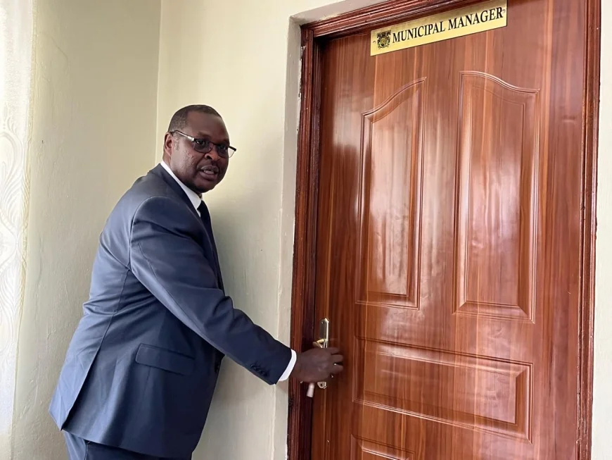Eldoret city manager locked out of office