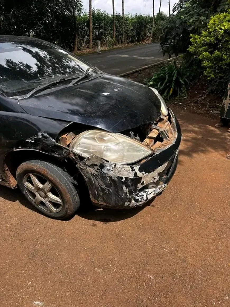 "Ama ni uchawi ya wakamba "MULAMWA INVOLVED IN A MINOR CAR ACCIDENT AT HIS TRENDING SPLASH WITH EX