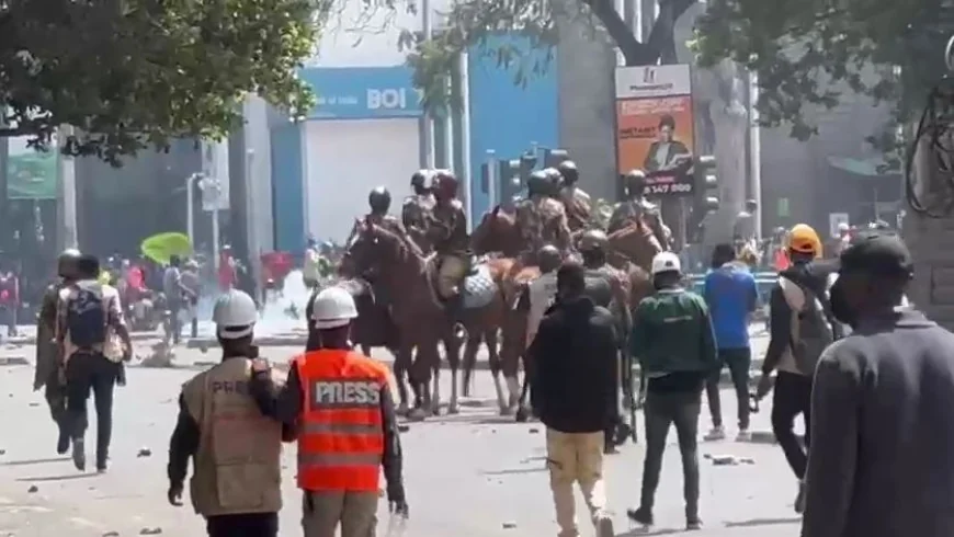 Defiant protesters press on as more police officers deployed
