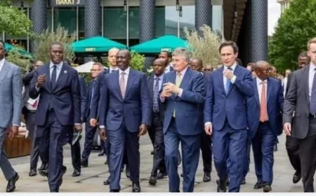 Ruto, Sakaja in London to Cement UK Partnership for Ksh30B Nairobi Railway City