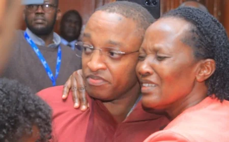 Blogger Ndiang'ui Kinyagia presented in court