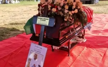 DRAMA AT ALBERT OJWANG FUNERAL TODAY