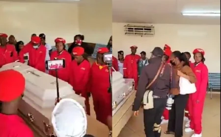 Family, friends view Boniface Kariuki's body at Kenyatta Funeral Home