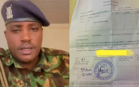 Sack me, I’ll not be intimidated – Cop dares State after defying transfer to Turkana