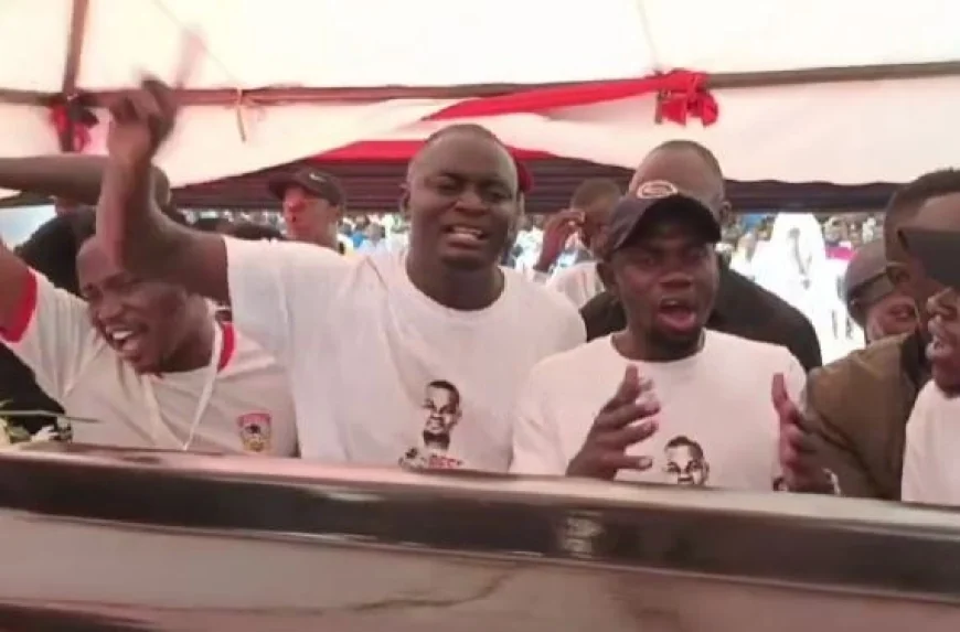 Tears, fury as Pwani University students bid farewell to Albert Ojwang