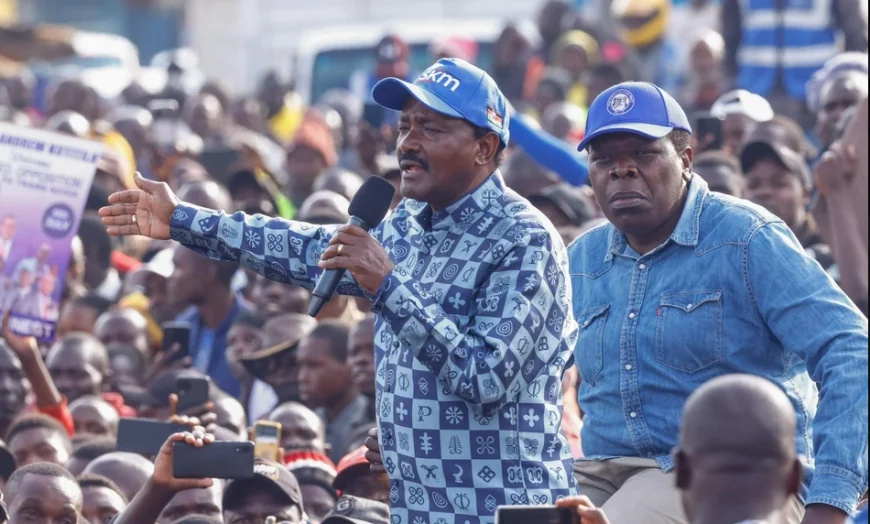 Kalonzo, Wetang’ula clash over violence in Western tour