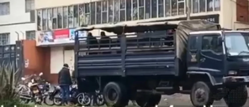 Police arrest boda boda operators sneaking protesters into CBD