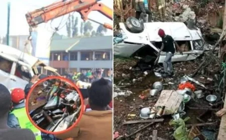 Truck Ploughs Into Roadside Vendors at Daraja Mbili Market in Kisii