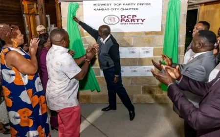Gachagua launches new DCP branch in US