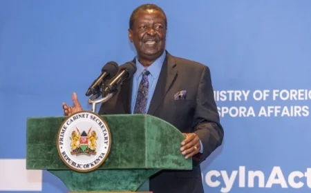 Mudavadi demands clarity from Gachagua on whether he speaks for Kenya or foreign interests