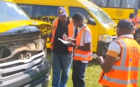 School transport providers in Kisii undergo inspection