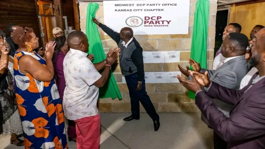 Gachagua launches new DCP branch in US