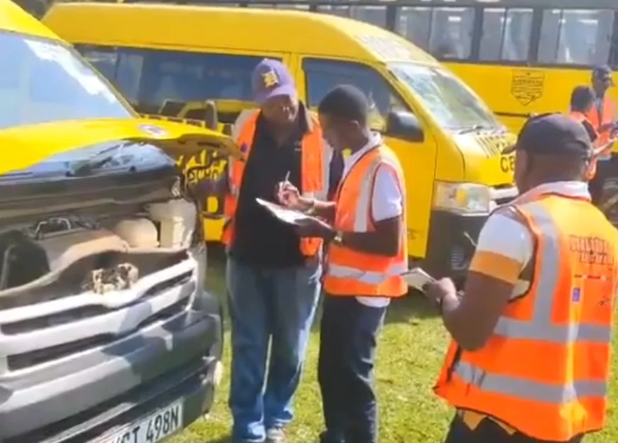 School transport providers in Kisii undergo inspection