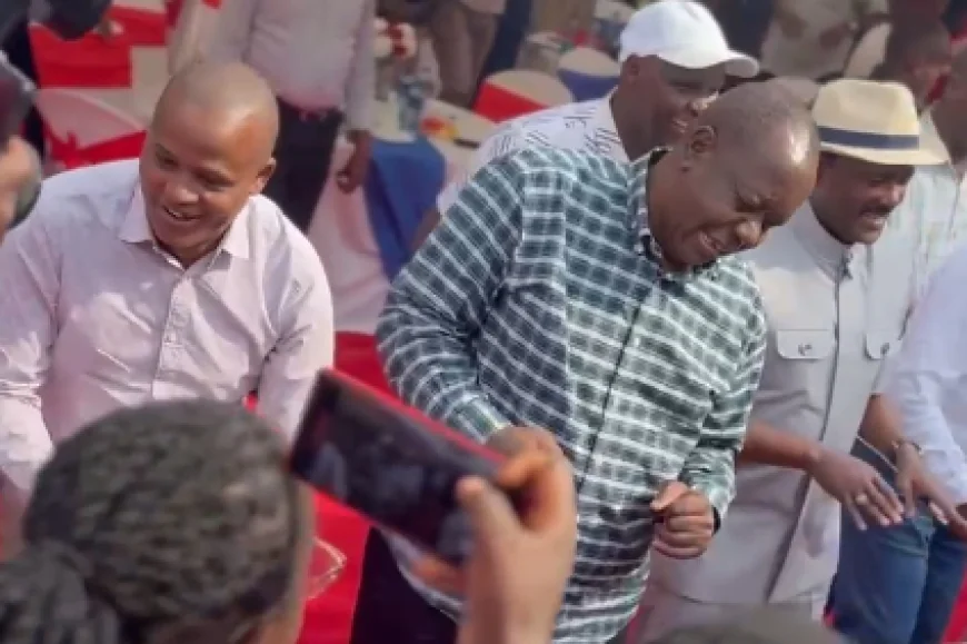 Matiang’i, Kalonzo steal show dancing to Anguka Nayo song