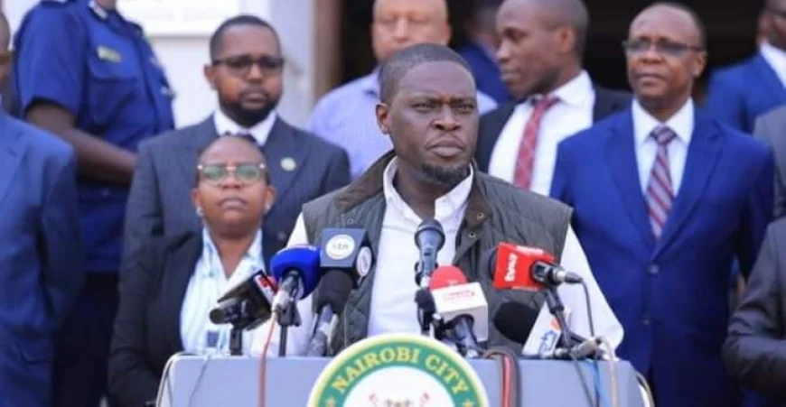 Sakaja Asks Public to Arrest Criminals Stealing & Vandalizing Property in Nairobi CBD