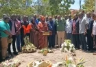 Uhuru visits Raila’s grave in Bondo day after burial