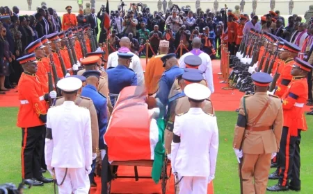 Nation salutes Baba: Military leads Raila’s final march