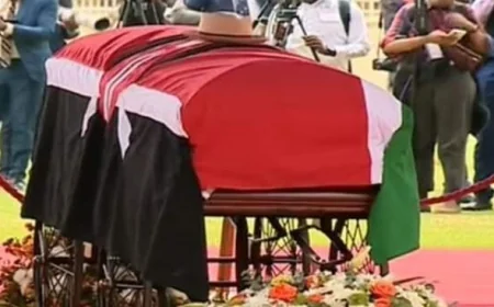 African Heads of State Flock Raila's State Funeral at Nyayo National Stadium