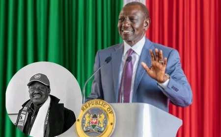 We lost a true Gunner’: Ruto recalls football banter with Raila