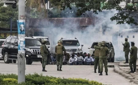Police in Tanzania impose nationwide curfew following tense election day