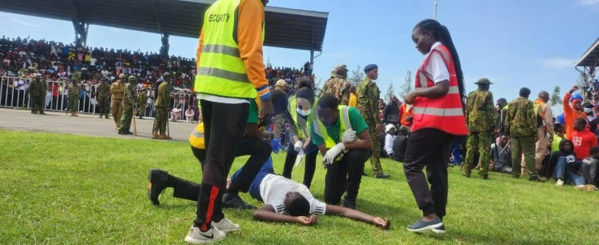 Emergency teams overwhelmed as hundreds collapse during Raila’s body viewing in Kisumu