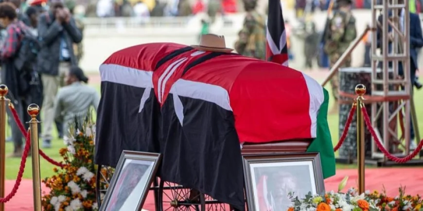 Body of former Prime Minister Raila Odinga arrives at Jaramogi University for funeral service
