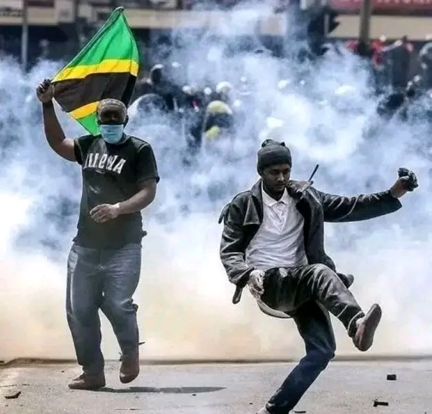 Mob stones police officer as Tanzania descends into poll chaos