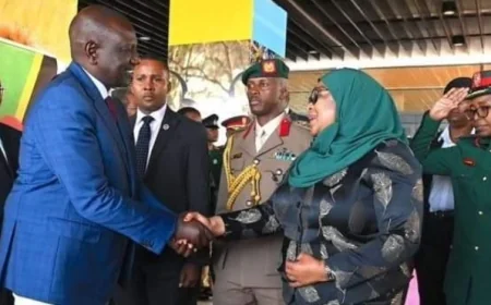 Ruto Calls for Dialogue in Tanzania as Post-Election Violence Erupts, Congratulates Suluhu