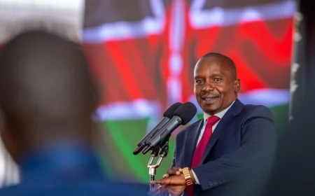 Kindiki attends Samia Suluhu’s swearing in