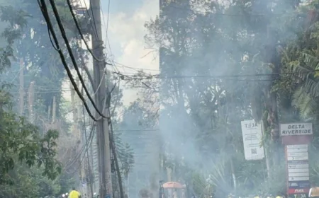 Teargas, running battles as anti-riot police disperse protesting riders