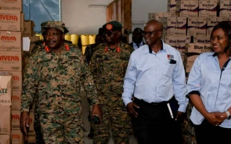 Ugandan military officials visit Kenya amid Museveni’s threat of wars over sea access