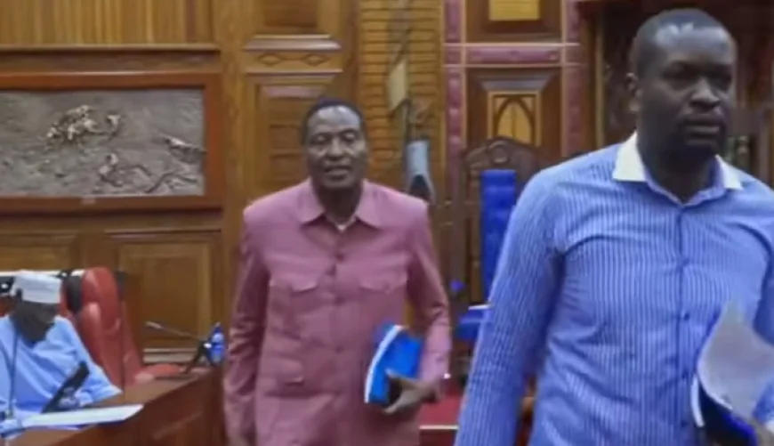Drama as Sifuna, Onyonka walk out as Sakaja is interrogated in a heated session