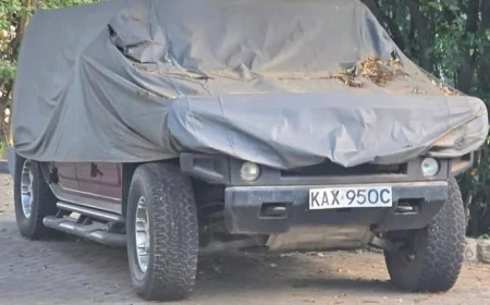 Raila Junior vows to restore late father's Hammer Car, take it to Kangó Ka Jaramogi