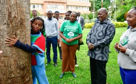 Two hours to go: Truphena Muthoni nears 72-hr tree-hugging record