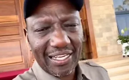 Nawapenda wote, stay safe! Ruto Christmas message to Kenyans