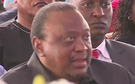 Uhuru attends Cyrus Jirongo’s burial in Kakamega